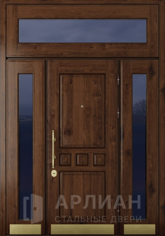 Фото «Дверь с фрамугой и боковыми вставками №25»